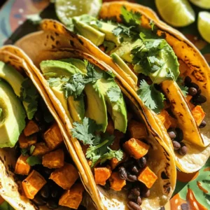 To make sweet potato and black bean tacos, you need fresh, simple ingredients. Here’s what you’ll need: