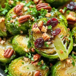 - 1 lb Brussels sprouts - Olive oil, salt, and pepper Balsamic glazed Brussels sprouts shine with fresh, vibrant flavors. You start with 1 lb of Brussels sprouts, trimmed and cut in half. This size helps them cook evenly. Then, grab olive oil, salt, and pepper to coat the sprouts. This mix adds a nice touch and helps the sprouts roast perfectly. - Balsamic vinegar - Honey Next up are the key flavor components. Balsamic vinegar brings a tangy sweetness. It enhances the natural flavor of the Brussels sprouts. You also need honey. This sweet touch balances the vinegar's acidity, making the glaze rich and delicious. - Pecans and dried cranberries - Fresh parsley for garnish For a tasty twist, consider some optional add-ins. Pecans add crunch and depth. Dried cranberries bring a burst of sweetness. Both make the dish more exciting. Finally, don’t forget fresh parsley for garnish. It adds a lovely pop of color and freshness. For the complete recipe and instructions, check out the [Full Recipe]. Start by trimming the Brussels sprouts. Cut off the stem end and remove any yellow leaves. Next, slice each sprout in half. This helps them cook evenly and get crispy. In a large mixing bowl, add the halved Brussels sprouts. Pour in two tablespoons of olive oil. Sprinkle in a quarter teaspoon of salt and a quarter teaspoon of black pepper. Toss everything well until the sprouts are coated. This simple step adds great flavor. Preheat your oven to 400°F (200°C). This temperature is perfect for roasting. It helps the sprouts get crispy and caramelized. Line a baking sheet with parchment paper for easy cleanup. Spread the Brussels sprouts in a single layer on the sheet. This allows them to roast evenly. For the glaze, gather your ingredients. You need a quarter cup of balsamic vinegar and two tablespoons of honey. In a small saucepan, combine the balsamic vinegar and honey over medium heat. Bring the mixture to a gentle simmer. Then, reduce the heat to low. Let it simmer for about 5 to 7 minutes. Stir occasionally until it thickens slightly. This glaze adds a sweet and tangy flavor to the sprouts. Once the Brussels sprouts are roasted, take them out of the oven. Drizzle the balsamic glaze over them. Toss the sprouts to ensure they are well coated. Next, stir in a quarter cup of roughly chopped pecans and a quarter cup of dried cranberries. These add texture and sweetness. Return the Brussels sprouts to the oven for an extra 5 minutes. This allows the glaze to caramelize slightly. Serve the dish right away, garnished with fresh parsley. This adds a pop of color and freshness. For the full recipe, check out the details provided earlier. To roast Brussels sprouts well, you need to spread them out. Use a single-layer arrangement on your baking sheet. If they are crowded, they will steam instead of roast. For tenderness, roast them for 20-25 minutes. This time allows them to caramelize and develop deep flavors. Stir them halfway through to ensure even cooking. You can swap honey for other sweeteners. Maple syrup or agave nectar works well too. For an extra kick, try adding spices. A pinch of chili flakes or smoked paprika can give your dish a nice twist. These small changes can make a big difference in taste. Garnishing can elevate your dish's look. Fresh parsley adds a pop of color. Simply sprinkle it on top before serving. For meal pairing, serve these Brussels sprouts with roasted chicken or a grain salad. They complement a variety of dishes, making your meal more delightful. For the full recipe, refer to the [Full Recipe]. {{image_2}} You can easily make these Brussels sprouts vegan. Just swap honey for maple syrup. It adds a nice sweetness without any animal products. You can also top them with vegan cheese or toasted nuts for extra flavor. These changes keep the dish tasty and friendly for all diets. Want to spice things up? Add minced garlic or red pepper flakes to the glaze. These add a nice kick and can wake up the dish. If you love bright flavors, try adding some citrus zest. Lemon or orange zest can bring a fresh twist to your Brussels sprouts. Brussels sprouts pair well with many seasonal veggies. Try mixing in carrots, squash, or sweet potatoes. These add color and taste. You can also swap ingredients based on what's in season. For example, use local veggies for a fresh touch. This keeps your meal fun and new every time. Check out the [Full Recipe] for detailed steps and more tips! After cooking your Balsamic Glazed Brussels Sprouts, let them cool down. This step is key for keeping them fresh. Once cool, transfer the sprouts to an airtight container. Make sure to seal it well to keep out air and moisture. Store the container in the fridge. Leftovers can last for about 3 to 5 days. To enjoy your Brussels sprouts again, reheating is easy. The best way is to use the oven. Preheat it to 350°F (175°C). Spread the sprouts on a baking sheet and heat for about 10 to 15 minutes. This method helps keep the texture nice and crisp. You can also use a microwave, but be careful. Heat them in short bursts to avoid sogginess. If you have extra sprouts, freezing is a great option. First, let them cool completely. Then, place them in a single layer on a baking sheet and freeze for about 1 to 2 hours. Once frozen, transfer them to a freezer-safe bag or container. They will keep for about 3 months. You can use these frozen sprouts in stir-fries, soups, or even as a side dish. This way, you can enjoy your tasty Brussels sprouts later! Yes, you can use frozen Brussels sprouts. They are convenient and save time. However, fresh sprouts have a better texture and flavor. Frozen sprouts may become mushy when cooked. If you use frozen ones, follow the cooking instructions carefully. Thaw them first for best results. This way, they will roast better and absorb the glaze. Look for a golden-brown color on the outside. They should feel tender when pierced with a fork. If they are crispy on the outside and soft on the inside, they are perfect. You can also taste one to check if it has a rich flavor. Proper doneness makes them taste great. These Brussels sprouts pair well with many dishes. You can serve them with roasted chicken or pork. They also go well with quinoa or rice. For a vegetarian meal, serve with lentils or a hearty salad. The sweet and tangy glaze complements rich and savory flavors. Yes, you can prepare the balsamic glaze in advance. Store it in a jar in your fridge for up to a week. Just reheat it on low heat before using. The glaze will still taste great, and this saves time. Making the glaze ahead lets you enjoy this dish even more. For the full recipe, check out the details above. Balsamic glazed Brussels sprouts are a tasty dish that is easy to make. We covered the key ingredients like Brussels sprouts, balsamic vinegar, and honey, along with optional add-ins for extra flavor. You learned how to prepare, roast, and glaze the sprouts to perfection. Tips for storage and reheating will keep your meal fresh. Whether you choose vegan options or add seasonal vegetables, this recipe can fit all tastes. Enjoy creating and sharing this delightful dish with family and friends.