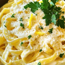 Creamy Lemon Garlic Pasta Delightful and Easy Meal