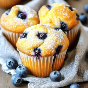 To make delicious lemon blueberry muffins, you need these simple ingredients: - 1 ½ cups all-purpose flour - 1 cup fresh blueberries (or frozen) - ½ cup granulated sugar - 2 teaspoons baking powder - ½ teaspoon baking soda - ½ teaspoon salt - 1 large egg - ½ cup plain Greek yogurt - ⅓ cup vegetable oil - 2 tablespoons fresh lemon juice - Zest of 1 lemon - 1 teaspoon vanilla extract Using fresh ingredients makes a big difference. The blueberries give a sweet burst, while the lemon adds a bright zing. I recommend using Greek yogurt for added moisture. It helps keep the muffins soft and fluffy. When you gather your ingredients, take a moment to appreciate them. Fresh blueberries are not only tasty; they are also packed with nutrients. The lemon zest is key for flavor. It brings out the freshness in each bite. For the best results, measure your ingredients accurately. This ensures your muffins rise perfectly and have a great texture. Now that you have your ingredients ready, you can follow the full recipe to create these tasty treats! 1. Preheat your oven to 375°F (190°C). This helps the muffins bake evenly. 2. Line a muffin tin with paper liners or grease it with cooking spray. 3. In a medium bowl, mix the dry ingredients: flour, sugar, baking powder, baking soda, and salt. 4. In a separate large bowl, combine the wet ingredients: egg, Greek yogurt, vegetable oil, lemon juice, lemon zest, and vanilla extract. Mix until smooth. 1. Gradually add the dry ingredients to the wet mix. Stir gently until just combined. 2. Be careful not to overmix; the batter should look slightly lumpy. 3. Gently fold in the blueberries using a spatula. This ensures they spread evenly. 1. Spoon the muffin batter into each muffin cup, filling them about ¾ full. 2. Bake for 18-22 minutes. A toothpick should come out clean from the center of a muffin. 3. After baking, let the muffins cool in the pan for about 5 minutes. 4. Transfer them to a wire rack to cool completely. For the complete recipe, check the Full Recipe section. Enjoy your baking journey! To avoid overmixing the batter, mix gently. Stir until the dry ingredients are just combined with the wet. Lumpy batter is okay. Overmixing makes muffins tough. For even baking, place the muffin tin in the center of your oven. This allows hot air to flow around the muffins. Rotate the tin halfway through baking for best results. You can add a pinch of cinnamon for warmth. A dash of nutmeg also works well. Try using brown sugar instead of white for a richer taste. For toppings, a lemon glaze adds a touch of sweetness. A sprinkle of powdered sugar looks nice too. Fresh lemon zest on top gives a bright finish. To serve, place muffins on a pretty plate. A light dusting of powdered sugar makes them look fancy. Add a few fresh blueberries as a garnish for color. Pair your muffins with hot tea or fresh coffee. A tall glass of cold milk also works well. These drinks balance the muffins' sweet and tart flavors. {{image_2}} You can make your lemon blueberry muffins even better! Try adding nuts or seeds. Chopped walnuts or sunflower seeds add a nice crunch. You can also use different fruits or extracts. Try raspberries or strawberries for a twist. Almond or coconut extract can give a new flavor. If you need gluten-free muffins, you can swap all-purpose flour with gluten-free flour. This keeps the muffins soft and moist. For vegan muffins, replace the egg with a flaxseed mixture. Mix one tablespoon of flaxseed with three tablespoons of water. Let it sit for a few minutes until it thickens. You can also use plant-based yogurt instead of Greek yogurt. You can make mini muffins or regular-sized muffins. Mini muffins are great for snacks or parties. They bake quicker too, usually around 12-15 minutes. Regular muffins take about 18-22 minutes. Check them with a toothpick to see if they're done. Adjusting the baking time helps you get the perfect muffin size. To keep your lemon blueberry muffins fresh, use an airtight container. This helps maintain moisture and flavor. You can also wrap them in plastic wrap before placing them in the container. For longer storage, consider freezing them. Place the muffins in a freezer-safe bag. Remove as much air as possible before sealing. This prevents freezer burn and keeps them tasty. At room temperature, these muffins last about 2 to 3 days. Store them in a cool, dry place to avoid moisture. If you place them in the fridge, they can last up to a week. However, refrigeration can make them a bit dry. Freezing is a better option for longer storage. When frozen, they can last for up to 3 months. To reheat your muffins, use the oven for best results. Preheat the oven to 350°F (175°C). Place the muffins on a baking sheet and warm them for about 10 minutes. This keeps them soft and fluffy. If you’re in a hurry, you can use the microwave. Heat each muffin for 15 to 20 seconds. Add a small cup of water in the microwave to keep the muffins moist. How can I make my muffins more moist? To make your muffins moist, use Greek yogurt and don’t overmix the batter. You can also add more blueberries for extra moisture. If you want, try adding a splash more oil. This will add fat, which keeps your muffins soft. Can I substitute Greek yogurt with something else? Yes, you can use sour cream or buttermilk instead of Greek yogurt. Both options will add moisture. If you want a dairy-free option, try unsweetened almond milk with a splash of lemon juice. This will mimic the tang of yogurt. How do I know when my muffins are done baking? Check your muffins after 18 minutes. Insert a toothpick into the center. If it comes out clean, the muffins are done. If there is wet batter on the toothpick, bake for a few more minutes. Can I double the recipe? Sure! Doubling the recipe works well. Just make sure to use a larger bowl for mixing. You may also need to bake in batches if your oven has limited space. How can I adjust the sweetness level? To adjust sweetness, reduce the sugar in the recipe. If you prefer sweeter muffins, add a bit more sugar. You can also mix in a little honey or maple syrup for a different flavor. Caloric content per muffin Each muffin has about 180 calories. This can vary based on your ingredient choices and portion sizes. Health benefits of ingredients used Blueberries are rich in antioxidants. They help boost your immune system. Greek yogurt adds protein and probiotics, which support digestion. Lemon juice provides vitamin C, good for skin health. This blog post guides you through making delicious blueberry muffins. You learned about the right ingredients, step-by-step instructions, and useful tips for baking. We explored fun variations and storage methods to keep your muffins fresh. With these insights, you can confidently bake muffins that everyone will love. Enjoy sharing your tasty treats and experimenting with flavors. Happy baking!