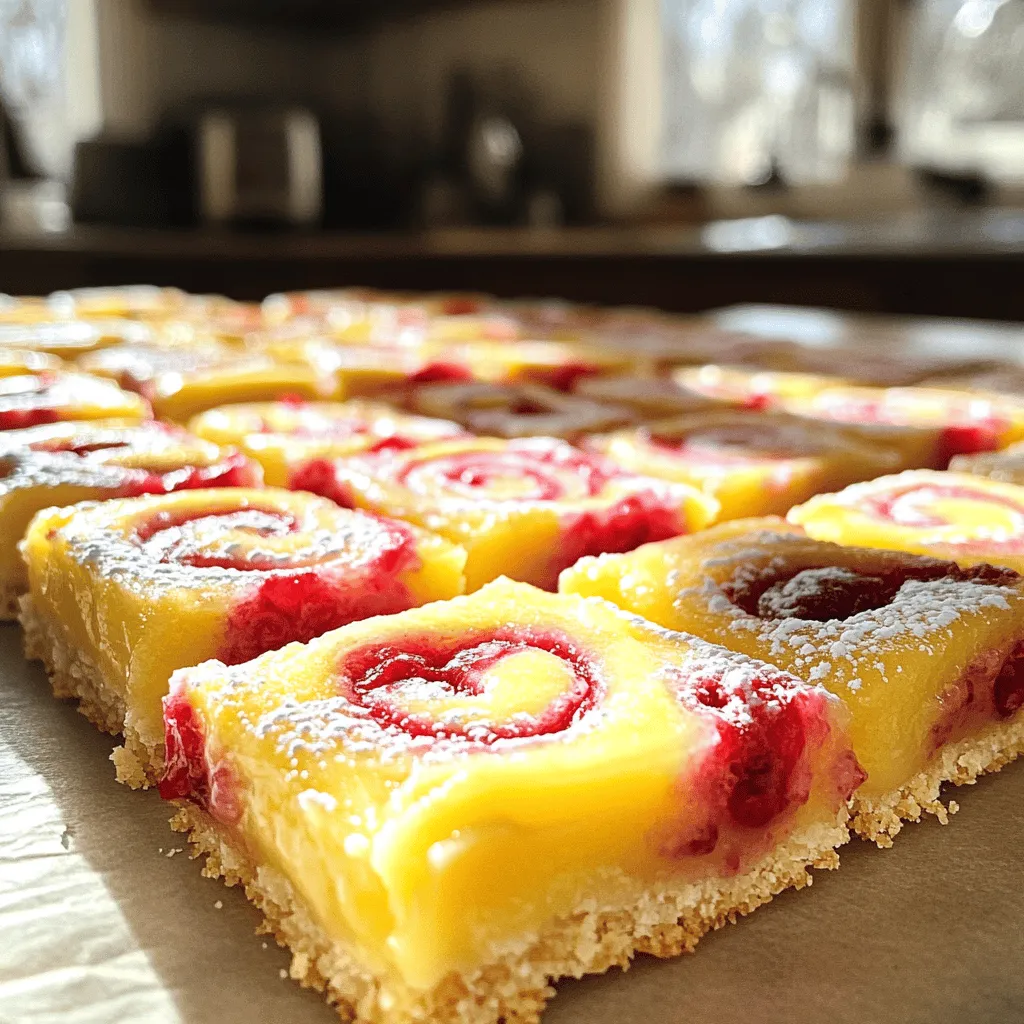 Raspberry Lemonade Bars Flavorful Summer Treat