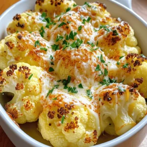 - 1 large head of cauliflower, cut into florets - 4 tablespoons olive oil - 4 cloves garlic, minced - 1 teaspoon dried oregano - 1 teaspoon smoked paprika - Salt and pepper to taste - ½ cup grated Parmesan cheese - 2 tablespoons fresh parsley, chopped (for garnish) - Optional: ¼ teaspoon red pepper flakes The main ingredients for this recipe are simple yet effective. The large head of cauliflower gives a great base. You want to cut it into florets so that they roast evenly. The olive oil adds richness and helps achieve a golden color. Garlic does its magic by infusing flavor into every bite. Seasonings are key to making this dish shine. Dried oregano adds a touch of earthiness. Smoked paprika brings warmth and depth. Salt and pepper are essential for balance. The Parmesan cheese creates a creamy layer and a delightful crust. Fresh parsley adds color and freshness when you serve. For those who like some heat, the red pepper flakes are optional. A little kick can elevate the dish. You can find the full recipe details to make this tasty Garlic Parmesan Cauliflower. 1. Preheat your oven to 425°F (220°C). This step is key for crispiness. 2. Line a baking sheet with parchment paper. This makes cleanup easy. 3. In a large bowl, add the cauliflower florets. 4. Pour in the olive oil and add the minced garlic. 5. Sprinkle in oregano, smoked paprika, salt, and pepper. 6. If you like heat, toss in red pepper flakes. 7. Mix everything well until the cauliflower is coated. 1. Spread the cauliflower on the baking sheet in a single layer. 2. Place the sheet in the oven and roast for 20-25 minutes. 3. Make sure to stir halfway through cooking. This helps even roasting. 1. Remove the baking sheet from the oven. 2. Immediately sprinkle the grated Parmesan cheese on top of the hot cauliflower. 3. Put it back in the oven for 5 more minutes. 4. The cheese should melt and bubble nicely. 5. Finally, garnish with fresh chopped parsley before serving. Try the full recipe for a tasty dish that everyone will love! To make your Garlic Parmesan Cauliflower even better, try adding spices. Here are some ideas: - Italian Seasoning: Adds a nice herby flavor. - Cumin: Gives a warm, earthy taste. - Lemon Zest: Brightens the dish with freshness. For oils, olive oil is best for roasting. It adds flavor and helps crisp up the cauliflower. You can also use avocado oil. It has a high smoke point, which is great for roasting. To get the perfect roast, you need high heat. Preheat your oven to 425°F (220°C). Spread the cauliflower in a single layer. This allows it to cook evenly. Stir halfway through to ensure all sides get crispy. For even seasoning, mix the spices well before adding them to the cauliflower. This helps every piece get coated. Toss the florets gently to avoid breaking them. Garlic Parmesan Cauliflower pairs well with many dishes. Serve it alongside grilled chicken or fish for a complete meal. You can also enjoy it on its own as a tasty snack. For plating, use a white bowl to show off the golden color. Drizzle a little olive oil on top for shine. Finish with fresh parsley for a pop of color. Your dish will look as good as it tastes! For the full recipe, check out the complete guide to Garlic Parmesan Cauliflower. {{image_2}} You can swap out Parmesan cheese for different types of cheese. Try using Pecorino Romano for a sharper taste. Nutritional yeast is a great vegan option. It adds a cheesy flavor without dairy. For cauliflower, you can use other varieties like Romanesco or broccoli. Both bring a unique look and taste. Cauliflower rice also works if you want a different texture. To add some heat, mix in red pepper flakes. It gives the dish a spicy kick that pairs well with garlic. You can also experiment with other cheeses. Feta or cheddar can change the flavor profile. Adding herbs like thyme or rosemary can also enhance the taste. These herbs work well with garlic and cheese. To make this dish gluten-free, check all your ingredients. The recipe is already gluten-free as it stands. For a vegan version, use olive oil, garlic, and nutritional yeast. Skip the Parmesan cheese and replace it with a vegan cheese. Many brands now offer great cheese substitutes. These small changes let you enjoy Garlic Parmesan Cauliflower while meeting your dietary needs. To keep Garlic Parmesan Cauliflower fresh, let it cool first. Then, place it in an airtight container. This helps prevent moisture loss. Store it in the fridge for up to three days. Using glass containers works well. They keep the flavors intact and are easy to clean. When reheating, aim to keep the texture crisp. The oven works best for this. Preheat it to 350°F (175°C). Spread the cauliflower on a baking sheet and heat for about 10 minutes. This helps regain its crunch. The microwave can also work if time is short. Heat it for 1-2 minutes. However, it may lose some crispness. Yes, you can freeze Garlic Parmesan Cauliflower! To freeze, let it cool completely. Place it in a freezer-safe bag or container. Remove as much air as possible to avoid freezer burn. It can last up to three months. When ready to eat, thaw it in the fridge overnight. Reheat it in the oven for the best results. What is the best way to cut cauliflower for roasting? I recommend cutting the cauliflower into even florets. This helps them roast evenly. Aim for pieces about 1 to 2 inches wide. If they are too small, they may burn. If they are too large, they will not cook through. How long does Garlic Parmesan Cauliflower last in the fridge? Garlic Parmesan Cauliflower lasts about 3 to 5 days in the fridge. Store it in an airtight container to keep it fresh. Reheat it well before serving to enjoy the flavors again. What are the health benefits of cauliflower? Cauliflower is low in calories but high in vitamins. It is rich in vitamin C, which helps boost your immune system. It also has fiber that aids digestion. Eating cauliflower may help with weight loss too. Is Garlic Parmesan Cauliflower suitable for keto diets? Yes, Garlic Parmesan Cauliflower is a great choice for keto diets. It is low in carbs and high in flavor. You can enjoy it as a side dish without worrying about carbs. How long does it take to roast cauliflower at different temperatures? At 425°F (220°C), roasting takes about 20 to 25 minutes. If you roast at 375°F (190°C), it may take 30 to 35 minutes. Always check for tenderness and a golden color. Can I prepare Garlic Parmesan Cauliflower in advance? Yes, you can prep it in advance. Cut the cauliflower and mix it with oil and seasonings. Store it in the fridge for up to 24 hours before roasting. This can save time on busy days. For the full recipe, check out the Garlic Parmesan Cauliflower Delight. This post covered how to make Garlic Parmesan Cauliflower from start to finish. We discussed main ingredients, step-by-step instructions, and storage tips. You can easily change flavors and make dietary swaps, too. Remember, this dish is not just tasty; it’s also healthy. Try it as a side or a snack. Enjoy crafting this simple, flavorful recipe, and feel free to experiment with your favorite ingredients!