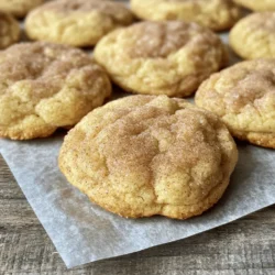 To make classic snickerdoodle cookies, you need simple, tasty items. The main ingredients are: - 1 cup unsalted butter, softened - 1 ½ cups granulated sugar - 2 large eggs - 2 ¾ cups all-purpose flour - 1 teaspoon baking soda - 2 teaspoons cream of tartar - ¼ teaspoon salt - 1 teaspoon vanilla extract - 3 tablespoons cinnamon sugar (for coating) These ingredients come together to create a soft and chewy cookie. Some key baking components add texture and flavor. - Baking soda helps the cookies rise. - Cream of tartar gives snickerdoodles their unique taste and chewy texture. - Salt enhances the sweetness of the cookies. These components are essential for that classic snickerdoodle flavor. You can add fun twists to your snickerdoodles. Here are some ideas: - Chocolate chips for a sweet surprise. - Chopped nuts for added crunch. - A dash of nutmeg for a warm spice. These options let you customize your cookies and make them your own. For the full recipe, check out Classic Snickerdoodle Cookies. Start by preheating your oven to 350°F (175°C). This step warms the oven and helps the cookies bake evenly. While the oven heats, line two baking sheets with parchment paper. This prevents the cookies from sticking and makes cleanup easy. In a large mixing bowl, combine one cup of softened butter and 1 ½ cups of granulated sugar. Use a mixer to blend them until the mixture is light and fluffy, about 3-5 minutes. Next, add two large eggs, one at a time, mixing well after each. Finally, stir in one teaspoon of vanilla extract. This adds a lovely flavor that makes your cookies special. In another bowl, whisk together 2 ¾ cups of all-purpose flour, one teaspoon of baking soda, two teaspoons of cream of tartar, and ¼ teaspoon of salt. This mix gives your cookies their classic texture. Gradually add the dry mix to the wet mix. Use low speed to combine until just mixed. Be careful not to overmix, as this can make the cookies tough. In a small bowl, mix three tablespoons of cinnamon with granulated sugar for coating. Scoop about one tablespoon of dough and roll it into a ball. Roll this ball in the cinnamon sugar mixture until it is fully coated. Place the dough balls on the prepared baking sheets, leaving about 2 inches between each. This space allows them to spread while baking. Now, you're ready to bake! Follow the remaining steps in the Full Recipe to finish your delicious snickerdoodle cookies. To get the best snickerdoodle cookies, focus on creaming the butter and sugar. Cream them until they are light and fluffy. This adds air and makes your cookies soft. Next, be gentle when mixing in the flour. Overmixing leads to tough cookies. You want a nice dough that holds together but isn’t too dense. You can easily change up the flavor of your snickerdoodles. Try adding 1 teaspoon of almond extract for a nutty twist. You can also mix in ½ cup of chopped nuts or chocolate chips. If you want an extra kick, add a pinch of nutmeg with the cinnamon sugar. This adds a warm spice flavor that pairs well with the sweetness. Watch out for a few common errors. First, don’t skip the cream of tartar. It gives snickerdoodles their classic taste and texture. Also, make sure your butter is softened but not melted. If it's too warm, the cookies will spread too much. Lastly, keep an eye on the baking time. Remove them when the edges are set but the centers look soft. They will firm up as they cool, giving you that perfect chewy bite. For the full recipe of these delightful cookies, check out the [Full Recipe]. {{image_2}} To make gluten-free Snickerdoodles, swap the all-purpose flour with a gluten-free blend. Look for a blend that includes xanthan gum, which helps to bind the ingredients. This change keeps the cookies soft and chewy, just like the classic version. For a vegan Snickerdoodle, replace the eggs with flax eggs or applesauce. To make a flax egg, mix one tablespoon of ground flaxseed with three tablespoons of water. Let it sit for about five minutes until it thickens. Use coconut oil instead of butter for a rich flavor. These swaps let you enjoy Snickerdoodles while sticking to a plant-based diet. You can add a twist to your Snickerdoodles by mixing in fun flavors. Try adding chocolate chips, chopped nuts, or dried fruit. You can also experiment with flavored extracts, like almond or maple, to give your cookies a new taste. These add-ins create a unique cookie that still has that classic Snickerdoodle charm. For the full recipe, check out our main guide. To keep your snickerdoodle cookies fresh, store them in an airtight container. This helps keep them soft and tasty. Place parchment paper between layers if you stack them. This prevents sticking. Keep the container in a cool, dry place. Avoid direct sunlight and heat. Snickerdoodles taste best within a week, but they can last longer. Freezing snickerdoodle cookies is easy and a great way to save some for later. Start by cooling the cookies completely. Then, arrange them in a single layer on a baking sheet. Place the sheet in the freezer for about one hour. This helps prevent them from sticking together. Once frozen, transfer the cookies to a freezer-safe bag or container. They can last for up to three months in the freezer. To enjoy warm snickerdoodles, reheat them in the oven. Preheat your oven to 350°F (175°C). Place the cookies on a baking sheet for about 5 minutes. This warms them up and makes them soft again. You can also use the microwave. Heat each cookie for about 10-15 seconds. This is quick, but be careful not to overheat. Enjoy your snickerdoodles just like they came out of the oven! Snickerdoodle cookies get their chewiness from a few key ingredients. First, the butter helps create a tender texture. Second, cream of tartar is essential for that classic tang and chewy bite. It affects how the cookies rise and keeps them soft. When combined with the right baking time, you get that perfect chewy cookie. Yes, you can use brown sugar. It will change the flavor a bit. Brown sugar adds moisture and a slight caramel taste. This can make your Snickerdoodles softer, but they may be less crisp around the edges. If you want a richer taste, try mixing both sugars for the best of both worlds. To make Snickerdoodles softer, focus on a few simple tips. Use room temperature butter to ensure a good mix. Don't overbake them; they should still be soft in the center when you pull them out. Another tip is to chill the dough for 30 minutes before baking. This helps them keep their shape and stay soft inside. Snickerdoodles have an interesting history! They likely originated in the United States in the late 1800s. Some say the name comes from a German word for "snail noodles." Others believe it has no meaning at all. These cookies became popular due to their simple ingredients and unique flavor. Today, they are a beloved treat across many homes. For the full recipe, check out the Classic Snickerdoodle Cookies section above! In this post, we explored Snickerdoodle cookies. We covered key ingredients, step-by-step instructions, and helpful tips. I shared various recipes, including gluten-free and vegan options. You learned the best practices for storage and reheating. Baking should be fun and rewarding. With these steps, you can make delicious cookies that everyone will love. Enjoy baking and sharing your treats!