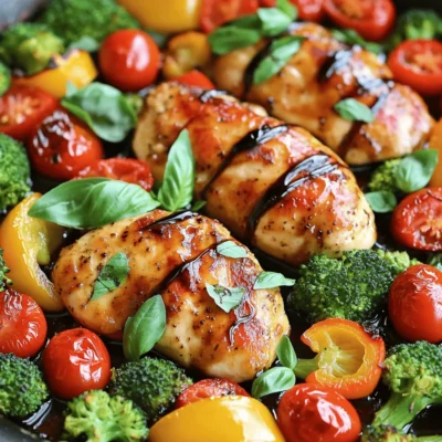 Savory One-Pan Balsamic Chicken and Veggies Recipe