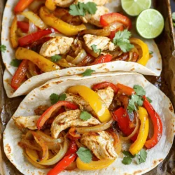 Sheet-Pan Chicken Fajitas Quick and Flavorful Meal