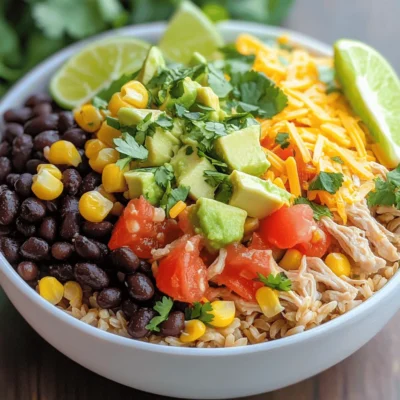 Easy Chicken Burrito Bowls Quick and Tasty Meal