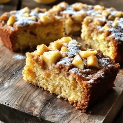 - 2 cups all-purpose flour - 1 cup granulated sugar - 2 teaspoons baking powder - 1/2 teaspoon baking soda - 1/2 teaspoon salt - 1 teaspoon ground cinnamon - 1/2 cup unsalted butter, softened - 1 large egg - 1 cup buttermilk - 2 cups apples, peeled and diced (Granny Smith or Honeycrisp) - 1/2 cup brown sugar - 1/4 cup chopped pecans (optional) To create the best apple cinnamon coffee cake, using quality ingredients is key. The choice of apples matters because their tartness enhances sweetness. Granny Smith apples bring a nice contrast, while Honeycrisp offers a juicy bite. The dry ingredients are the backbone of your cake. All-purpose flour gives it structure. Baking powder and baking soda create a light texture. Ground cinnamon infuses warmth and flavor, making each bite a delight. For wet ingredients, I use softened unsalted butter to ensure smooth mixing. The large egg adds richness, while buttermilk gives moisture and tang. This combination helps achieve the perfect crumb. Don't forget the brown sugar! It adds depth and a caramel-like note. If you enjoy a bit of crunch, toss in some chopped pecans. They add texture and a nutty flavor. With these ingredients, you set the stage for a delicious coffee cake that’s hard to resist! - Preheat your oven to 350°F (175°C). - Grease a 9x13-inch baking dish or line it with parchment paper. - In a large bowl, whisk together: - 2 cups all-purpose flour - 1 cup granulated sugar - 2 teaspoons baking powder - 1/2 teaspoon baking soda - 1/2 teaspoon salt - 1 teaspoon ground cinnamon - In a separate bowl, cream 1/2 cup softened unsalted butter with an electric mixer until smooth. - Add 1 large egg to the butter and mix well. - Gradually add 1 cup of buttermilk, mixing until fully combined. - Slowly add the dry mixture to the wet mixture. Stir gently until just combined. - Avoid overmixing. - Gently fold in 2 cups of peeled and diced apples. - Pour half of the batter into the prepared baking dish. Spread it evenly. - Sprinkle half of the brown sugar mixture on top. - Pour the remaining batter over the sugar layer. Spread evenly. - Top with the rest of the brown sugar mixture. - Bake for 30-35 minutes. Check with a toothpick; it should come out clean. - Allow the coffee cake to cool in the pan for 10 minutes before moving it to a wire rack to cool completely. To keep your cake moist, avoid overmixing the batter. Mixing too much can make the cake tough. After adding the dry mix to the wet mix, stir just until you see no dry flour. Choosing the right type of apples is key. I love using Granny Smith or Honeycrisp apples. They add a nice tartness and hold their shape well during baking. To check if your coffee cake is done, insert a toothpick into the center. If it comes out clean, the cake is ready. If it has wet batter on it, bake for a few more minutes. You can grease your baking dish with butter or oil. If you prefer an easy cleanup, line it with parchment paper. This helps the cake come out smoothly. When serving, slice the cake into squares. You can dust the top with powdered sugar for a nice touch. A drizzle of simple icing adds sweetness and style. For an extra treat, serve a scoop of vanilla ice cream on the side. It pairs perfectly with the warm cake and enhances the flavors. {{image_2}} You can change the nuts in this coffee cake. Use walnuts or almonds if you like. If you prefer, skip the nuts altogether. For a creamier cake, you can swap regular milk for dairy-free options. Almond milk or oat milk works well here. Want to spice things up? Add nutmeg or ginger to the batter. These spices give the cake a warm, cozy flavor. You can also mix in raisins or other fruits like blueberries or cranberries. This adds more sweetness and texture. Get creative with the glaze! You can make a simple icing with powdered sugar and water. Drizzle it over the top for a sweet touch. For a seasonal twist, try adding pumpkin spice to the glaze in fall. It brings a festive vibe to your coffee cake. To keep your apple cinnamon coffee cake fresh, store it in the fridge. Wrap it tightly in plastic wrap or place it in an airtight container. This method helps keep the cake moist and tasty. In the fridge, the cake lasts for about 4 to 5 days. If you want to keep this cake longer, freezing is a great option. First, let the cake cool completely. Then, slice it into pieces. Wrap each slice in plastic wrap and place them in a freezer bag. This way, you can enjoy a slice anytime! The cake stays fresh in the freezer for about 3 months. When you are ready to eat, take out a slice and let it thaw in the fridge overnight. To warm up your coffee cake, preheat your oven to 350°F (175°C). Place a slice on a baking sheet and heat for 10 to 15 minutes. This method helps the cake stay moist and soft. You can also use a microwave. Heat a slice for about 20 to 30 seconds. If using a microwave, cover the slice with a damp paper towel. This keeps the cake from drying out. Enjoy your warm, delicious coffee cake! Yes, you can make this coffee cake the night before. Just bake it and let it cool. Store it in an airtight container at room temperature. It stays fresh for about 2 days. For longer storage, place it in the fridge for up to a week. You can also freeze it for up to 3 months. Just wrap it well to avoid freezer burn. This coffee cake is great for breakfast, snacks, or dessert. Serve it warm for a cozy treat. You can slice it into squares and add a sprinkle of powdered sugar on top. Pair it with a scoop of vanilla ice cream for a sweet dessert. It also goes well with a hot cup of coffee or tea. Yes, you can swap apples for other fruits. Pears, peaches, or even berries work well. Just make sure to adjust the sugar based on the fruit's sweetness. For example, use less sugar if you choose sweet berries. This makes the cake versatile and fun to experiment with! This blog post walks you through making a delicious Apple Cinnamon Coffee Cake. We covered key ingredients, mixing steps, storage tips, and fun variations. Remember, the apples you choose and how you mix the batter are crucial for flavor and texture. Don’t rush; enjoy the process. Your cake will be moist and tasty if you follow these steps. Trust me, this coffee cake will not only satisfy your taste buds but also bring joy to your kitchen! Happy baking!