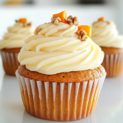 Pumpkin Spice Cupcakes Cream Cheese Frosting Delight