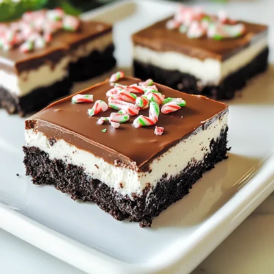 No-Bake Chocolate Peppermint Oreo Bars Delight