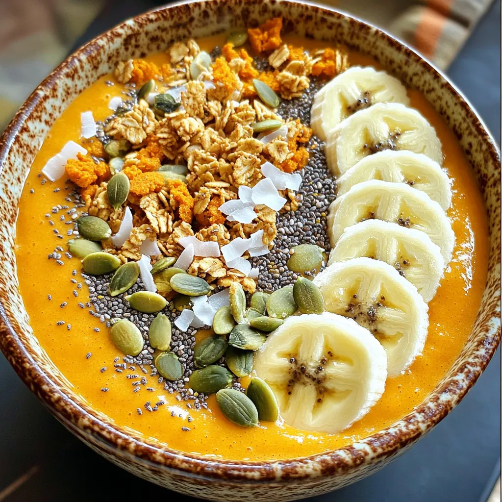 Pumpkin Spice Smoothie Bowl Protein Packed Delight