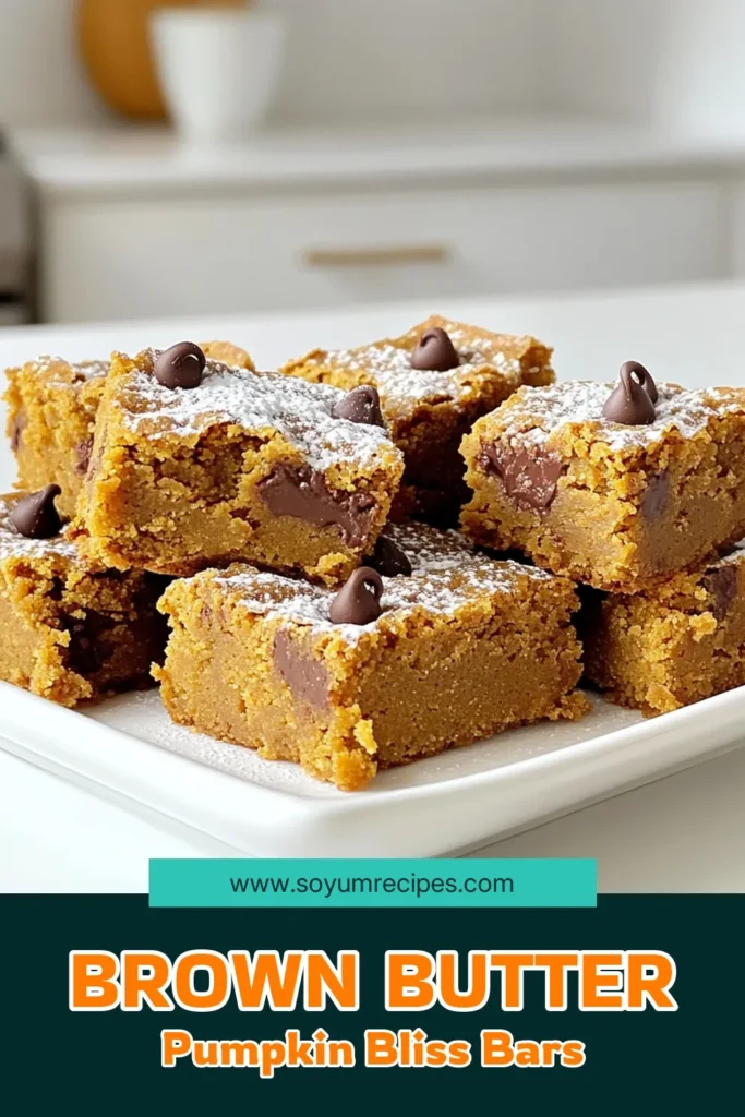 Indulge in the cozy flavors of fall with these irresistible Brown Butter Pumpkin Blondies! With a rich brown butter base, pumpkin puree, and a touch of warm spices, this recipe is perfect for your autumn gatherings. Easy to make and even easier to enjoy, these blondies are sure to be a hit! Click through for the full recipe and tips to create a delightful treat for your loved ones! #BrownButterPumpkinBlondies #FallBaking #PumpkinRecipes #DessertRecipes