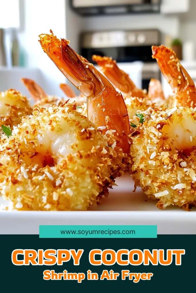 Indulge in the deliciousness of crispy air fryer coconut shrimp with our easy recipe! Perfectly coated and air-fried, this dish is a true crowd-pleaser that's ready in just 25 minutes. With the tropical flavor of coconut and crispy texture, these shrimp make for a fantastic appetizer or main dish. Click through to explore this tasty recipe and impress your guests tonight! #CoconutShrimp #AirFryerRecipes #SeafoodLovers #EasyDinnerIdeas