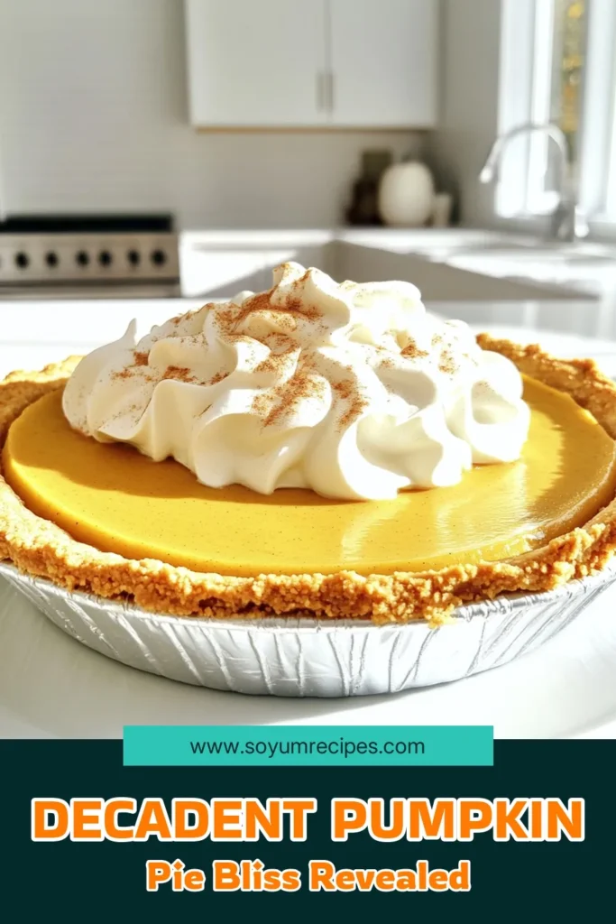 Indulge in the ultimate dessert with this Pumpkin Delight Cream Pie! This delicious recipe features a buttery graham cracker crust filled with creamy pumpkin goodness, perfect for fall gatherings. With easy-to-follow steps, you can impress your friends and family in no time. Don’t miss out - click to explore this delightful recipe and make your autumn dessert unforgettable! #PumpkinDelight #FallRecipes #PumpkinPie #DessertLovers