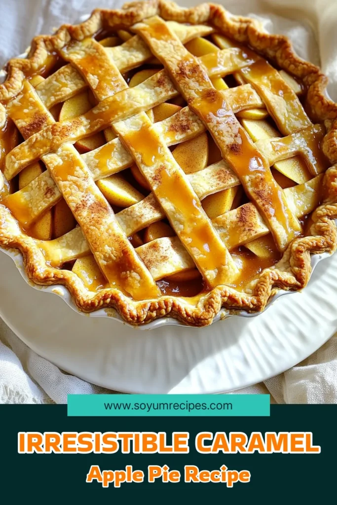 Indulge in the warm, comforting flavors of Cinnamon Apple Pie with Caramel! This delicious recipe features tart apples, rich brown sugar, and a hint of spice, all enveloped in a flaky crust and topped with luscious caramel. Perfect for any gathering, this pie is a crowd-pleaser that will leave everyone craving more. Discover the step-by-step instructions and make your dessert table shine! Click to explore the full recipe now! #CinnamonApplePie #DessertRecipes #BakingLove #FallFlavors