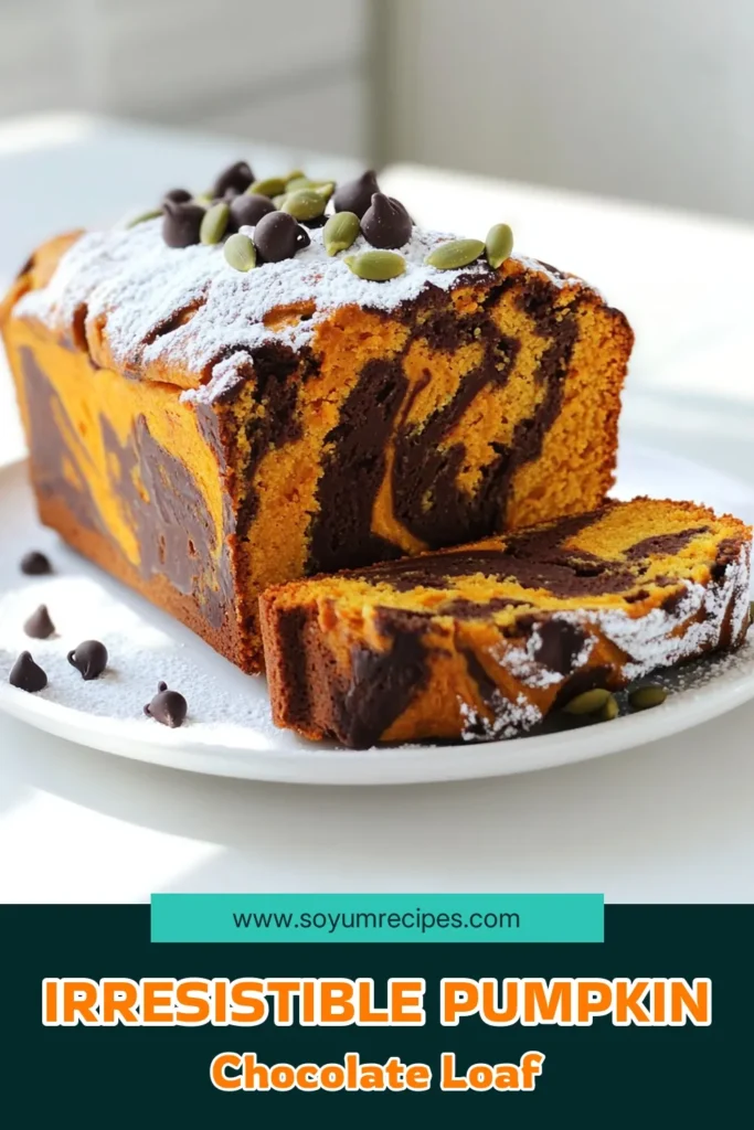 Indulge in the perfect fall treat with this Pumpkin Chocolate Marble Loaf! Combining the comforting flavors of pumpkin and rich chocolate, this loaf is a delicious way to celebrate autumn. With easy-to-follow steps and simple ingredients, you can create a stunning marbled effect that will impress your family and friends. Click to explore the full recipe and make this tasty delight today! #PumpkinRecipe #ChocolateLover #FallBaking #MarbleLoaf