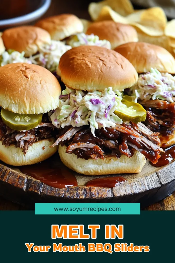 Get ready for a delicious experience with Savory Slow Cooker BBQ Brisket Sliders! This simple recipe combines tender brisket, flavorful barbecue sauce, and fresh toppings for the ultimate slider feast. Perfect for gatherings or a cozy dinner, these sliders are easy to prepare and cook to perfection in your slow cooker. Click now to discover how to make these mouthwatering sliders that everyone will love!