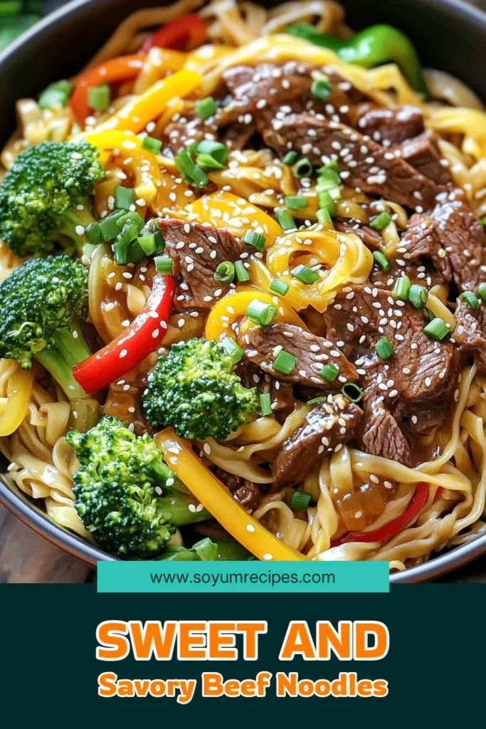Indulge in the deliciousness of Honey Garlic Beef Noodles with this easy recipe! Packed with tender beef, colorful veggies, and a sweet savory sauce, this dish makes for a perfect weeknight dinner. With just a few simple ingredients, you’ll have a mouthwatering meal ready in under 30 minutes. Click to explore the full recipe and transform your dinner tonight with these flavorful noodles!