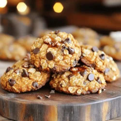 - 1 cup pumpkin puree - 1/2 cup maple syrup - 1/2 cup unsalted butter, softened - 1/4 cup brown sugar, packed - 1 teaspoon vanilla extract - 1 1/2 cups rolled oats - 1 cup all-purpose flour - 1 teaspoon baking soda - 1 teaspoon baking powder - 1 teaspoon ground cinnamon - 1/2 teaspoon ground nutmeg - 1/4 teaspoon salt - Optional: 1/2 cup chopped walnuts or pecans - Optional: 1/2 cup chocolate chips I love the warm flavors of pumpkin and maple in these cookies. They make a cozy treat. First, you need 1 cup of pumpkin puree. Make sure it’s pure pumpkin, not pie filling. Next, grab 1/2 cup of maple syrup for sweetness. It adds a rich flavor that pairs well with pumpkin. You'll also need 1/2 cup of softened unsalted butter and 1/4 cup of packed brown sugar. These two ingredients help create a soft and chewy texture. Don’t forget 1 teaspoon of vanilla extract. This adds a lovely aroma and taste to the mix. For the wholesome base, use 1 1/2 cups of rolled oats and 1 cup of all-purpose flour. The oats give a nice chewiness, while the flour helps hold everything together. Add in 1 teaspoon of baking soda and 1 teaspoon of baking powder to help the cookies rise. To spice things up, use 1 teaspoon of ground cinnamon and 1/2 teaspoon of ground nutmeg. These spices bring out the fall flavors in the cookies. Finally, add 1/4 teaspoon of salt to balance the sweetness. If you want some extra crunch, include 1/2 cup of chopped walnuts or pecans. For a sweet twist, fold in 1/2 cup of chocolate chips. Both options are delicious! With these ingredients, you’re set to make scrumptious Pumpkin Maple Oatmeal Cookies that everyone will love. 1. Preheating the Oven Start by preheating your oven to 350°F (175°C). This heat helps the cookies bake evenly. While the oven heats, prepare your baking sheets. Line two sheets with parchment paper. This prevents sticking and makes cleanup easy. 2. Creaming Ingredients In a large bowl, combine 1/2 cup of softened unsalted butter, 1/4 cup of brown sugar, and 1/2 cup of maple syrup. Use a mixer or a spatula to mix until it's light and fluffy. This step is key for a soft cookie texture. 3. Mixing Wet and Dry Components Next, add 1 cup of pumpkin puree and 1 teaspoon of vanilla extract to the creamed mixture. Stir until smooth. In another bowl, whisk together 1 1/2 cups of rolled oats, 1 cup of all-purpose flour, 1 teaspoon of baking soda, 1 teaspoon of baking powder, 1 teaspoon of ground cinnamon, 1/2 teaspoon of ground nutmeg, and 1/4 teaspoon of salt. Gradually fold the dry mix into the wet ingredients until just combined. If you want, fold in 1/2 cup of chopped nuts or chocolate chips for extra flavor. 1. Forming Cookie Dough Use a tablespoon to scoop out the dough. Drop the dough onto the prepared baking sheets. Leave space between each scoop. This space allows the cookies to spread without merging. 2. Spacing on Baking Sheets Make sure to leave about 2 inches of space between each cookie dough scoop. This helps them bake evenly and keeps them from sticking together. 3. Baking Time and Testing for Doneness Bake the cookies for about 12-15 minutes. Keep an eye on them. They are done when the edges are golden brown. You can test doneness by inserting a toothpick in the center. If it comes out clean, they are ready. 1. Cooling on Baking Sheet Once baked, take the sheets out of the oven. Let the cookies cool on the baking sheet for about 5 minutes. This helps them firm up before moving. 2. Transferring to Wire Rack After cooling, gently transfer the cookies to a wire rack. This step allows air to circulate around them, preventing sogginess. Let them cool completely before serving. 3. Presentation Tips for Serving For a lovely presentation, arrange the cookies on a rustic wooden platter. Drizzle a bit of extra maple syrup on top. A sprinkle of cinnamon adds a nice touch too. Your cookies will look as good as they taste! - Adjusting Consistency The dough should be thick but not dry. If it feels too dry, add a bit more maple syrup or pumpkin puree. This will help make your cookies soft and chewy. - Ensuring Even Baking Space the cookies well on the baking sheet. I like to leave about two inches between each scoop. This gives them room to spread without merging together. - Adding Spices or Extracts For extra flavor, try adding a pinch of ginger or cloves. You can also use almond or maple extracts. These will give your cookies a warm and cozy taste. - Choosing the Right Nuts Walnuts add a nice crunch, while pecans offer a sweeter flavor. You can even mix both for a unique texture. Chopping them finely helps distribute the nutty flavor throughout the cookies. - Over or Under Baked Cookies If your cookies are too hard, they may have baked too long. Check them at 12 minutes. If they’re soft but set, they are likely done. For underbaked cookies, leave them in for a minute or two more. - Ensuring Cookies Don't Spread Too Much If your cookies spread too much, try chilling the dough for 30 minutes before baking. This helps keep their shape and leads to a thicker cookie. {{image_2}} Gluten-Free Tips You can easily make these cookies gluten-free. Just swap the all-purpose flour for gluten-free flour. Look for a blend that works well in baking. It will keep your cookies soft and chewy. Vegan Substitutes To make these cookies vegan, replace the butter with coconut oil or vegan butter. Use maple syrup as your sweetener. You can also try flax eggs instead of regular eggs if the recipe calls for them. Adding Dried Fruits or Zest Want to add more flavor? Mix in dried fruits like cranberries or raisins. You can also add a bit of orange or lemon zest. This gives the cookies a bright, fresh taste. Using Different Nut Types You can swap out walnuts or pecans for other nuts. Try almonds or hazelnuts for a different crunch. Each nut brings its unique flavor, making your cookies even better. Unique Toppings or Pairings Drizzle some extra maple syrup on top before serving. You can also sprinkle a little sea salt for a sweet and salty twist. This adds depth to each bite. Serving with Ice Cream or Whipped Cream For a fun dessert, serve these cookies with a scoop of vanilla ice cream or whipped cream. The warm cookies and cool toppings create a delightful contrast. Store your cookies at room temperature for the best taste. Place them in an airtight container. This keeps them soft and fresh. If you live in a hot area, use the fridge. Just make sure to seal them well to avoid drying out. - Use a glass or plastic container with a tight lid. - You can also layer parchment paper between cookies. This stops them from sticking together. You can freeze cookie dough for later use. This way, you have fresh cookies on demand. To freeze, scoop the dough onto a baking sheet. Leave space between each scoop. Then, freeze the sheet for about an hour. Once firm, move the dough balls to a freezer bag. - Label the bag with the date and type. - To bake, just take them out and let them thaw for 15 minutes. Then, bake as usual. These cookies last about a week at room temperature. If you keep them in the fridge, they can last up to two weeks. Check for any signs of spoilage. If they smell off or look dry, it’s best to toss them. - Fresh cookies should feel soft and smell sweet. - If they become hard or crumbly, that means they are past their prime. Can I use canned pumpkin puree? Yes, you can use canned pumpkin puree. Just make sure it’s pure pumpkin, not pie filling. It saves time and gives great flavor. How can I adjust the sweetness of the cookies? You can add or reduce the maple syrup or brown sugar. If you like less sweet cookies, cut the sugar by a little. Taste the dough before baking to find your perfect balance. What changes can I make for a healthier version? To make these cookies healthier, use whole wheat flour instead of all-purpose flour. You can also replace some butter with applesauce. This swap keeps the cookies moist and lowers fat. What should I do if my cookies are too dry? If your cookies turn out dry, check your flour measurement. Too much flour can make them crumbly. You can also add a touch more pumpkin puree for moisture. Can I use a different type of flour? Yes, you can use other flours like oat or almond flour. Just remember that different flours can change the texture. Start with a small batch to see how it works. How does altitude affect baking these cookies? Baking at high altitude can cause cookies to rise too quickly. You may need to add more flour or reduce the baking soda. It’s all about adjusting to your kitchen's unique conditions. These pumpkin maple oatmeal cookies are easy to make and full of flavor. We covered the key ingredients, steps for preparation, baking, and cooling. You also learned tips for perfect cookies and fun variations to try. Remember to store them well for the best taste. Baking should be fun, and you have everything you need to create a tasty treat. I hope these recipes inspire you to bake and share!
