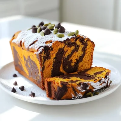 Pumpkin Chocolate Marble Loaf Irresistible Recipe