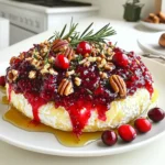 - 1 round of Brie cheese (about 8 oz) - 1 cup cranberry sauce (homemade or store-bought) - 1/4 cup chopped pecans or walnuts Brie cheese is the star of this dish. Its rich, creamy texture pairs perfectly with the sweet-tart cranberry sauce. You can use homemade or store-bought cranberry sauce, depending on your time and skills. Chopped pecans or walnuts add a nice crunch and depth of flavor. - 1 tablespoon honey - 1 teaspoon fresh rosemary, finely chopped - Fresh cranberries for garnish Honey brings extra sweetness to the mix. It balances the tang of the cranberries. Fresh rosemary adds a hint of earthiness. You can use fresh cranberries as a garnish, giving your dish a festive look. - Crackers - Sliced baguette Serve this baked Brie with a variety of crackers or slices of fresh baguette. Both options work well for scooping up the melted cheese and topping. The crunch of the crackers or the softness of the baguette makes every bite delightful. - Preheat your oven to 350°F (175°C). - Line a baking sheet with parchment paper. This will help with easy cleanup later. - In a small bowl, mix together the cranberry sauce, chopped pecans, honey, and rosemary. - Make sure everything blends well. This mix will be the star on top of the Brie. - Place the Brie round on the prepared baking sheet. - Pour the cranberry mixture over the top of the Brie. Ensure it is evenly covered. - Bake the Brie in the preheated oven for about 15-20 minutes. Look for the cheese to be soft and gooey, but not fully melted. - Carefully take the baking sheet out of the oven. Let the Brie rest for a couple of minutes before serving. When you pick Brie cheese, look for a creamy texture. The rind should be white and soft. Check for fresh aroma and no strong odors. Aim for a round of Brie around 8 ounces for this recipe. This size melts well and serves a good number of people. A high-quality Brie enhances the dish's flavor. To get the right melt, don’t overcook the Brie. Bake it for just 15 to 20 minutes at 350°F. You want it soft and gooey but not runny. Keep an eye on it as it cooks. If it starts to bubble too much, it's time to take it out. Let it sit for a couple of minutes before serving. This helps it hold its shape. Garnishing makes your dish look festive. Add fresh cranberries on top for color. You can also sprinkle chopped pecans around it. Serve the baked Brie with an assortment of crackers or sliced baguette. This adds texture and makes it easy for guests to enjoy. A pretty presentation impresses everyone at your holiday gathering. {{image_2}} You can switch up the cranberry sauce for other fruit preserves or compotes. Try apricot or fig jam for a sweet twist. You can also use a mix of different nuts. Chopped almonds or pistachios add a nice crunch. For added depth, mix in dried fruits or spices. Chopped dried cherries or a pinch of cinnamon work well. You can also experiment with herbs. Thyme or sage can give the dish a fresh flavor. Wine can elevate your dish. A fruity white wine like Riesling pairs nicely. You can also offer other appetizers alongside. Cured meats or fresh vegetables with dip complement the rich cheese perfectly. After enjoying your baked Brie, store any leftovers in the fridge. First, let it cool down. Wrap the Brie tightly in plastic wrap or place it in an airtight container. This keeps it fresh and prevents it from drying out. Proper storage is key for great taste later. Leftovers can last up to four days in the fridge. If you don't eat it all, you still have time to enjoy it! When you want to reheat your baked Brie, take care not to lose its lovely texture. The best way to reheat it is in the oven. Preheat the oven to 350°F (175°C). Place the Brie on a baking sheet and cover it with foil. Heat it for about 10 minutes. This method warms the cheese without making it too runny. You can also use a microwave, but be careful. Heat it in short bursts of 15 seconds. Check it often to keep it from melting too much. Enjoy your warm, gooey Brie again! Yes, you can! While Brie is creamy and mild, other cheeses work well too. Here are some great options: - Camembert: Similar to Brie but has a stronger flavor. - Goat cheese: Offers a tangy taste and creamy texture. - Havarti: This cheese melts well and has a buttery flavor. - Cream cheese: A softer option that pairs well with toppings. You can prepare parts of this dish ahead. Here’s how: - Mix the cranberry sauce, nuts, honey, and rosemary a day before. - Store the mixture in an airtight container in the fridge. - On the day you serve, simply pour the mixture over the Brie and bake. - This saves time and helps the flavors blend well. Baked Brie pairs well with many tasty sides. Here are some great choices: - Crackers: Choose a variety for different textures. - Sliced baguette: Fresh bread adds a nice crunch. - Fruits: Apples or pears bring a sweet touch. - Veggies: Carrots and celery sticks add a fresh crunch. - Dips: Try serving with a sweet or savory dip for variety. In this article, we explored how to make baked Brie with cranberry sauce and nuts. You learned about the main ingredients, helpful tips for cooking, and creative serving ideas. Remember, using high-quality Brie and careful baking will enhance your dish. Feel free to try different toppings or pairings to suit your taste. Whether you're hosting a gathering or enjoying it alone, this baked Brie will impress. Enjoy the creamy goodness and share it with others!
