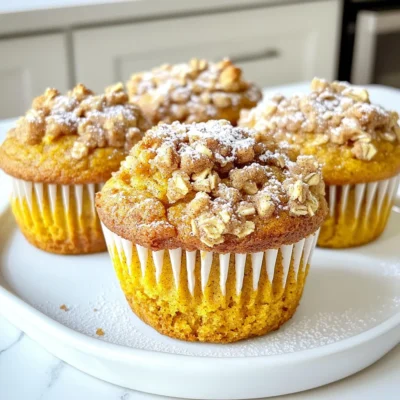 Pumpkin Streusel Coffee Cake Muffins Delightful Recipe