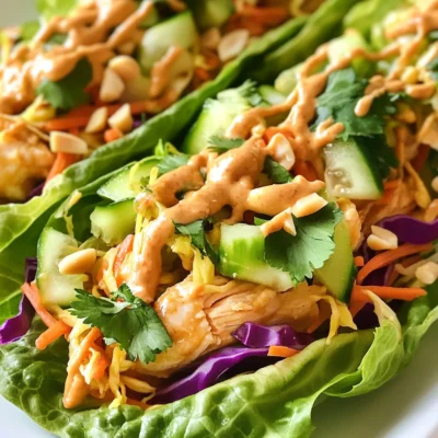 Asian Peanut Chicken Wraps Flavorful and Simple Meal