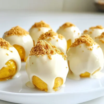 No-Bake Pumpkin Cheesecake Balls Delightful Treats
