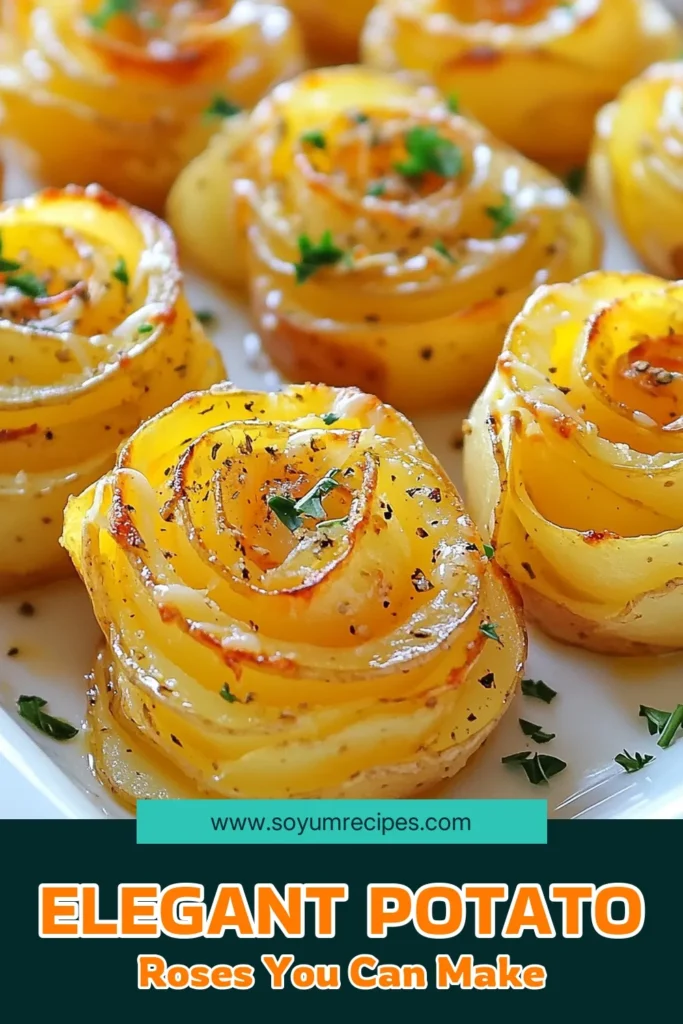 Discover the delicious 'Potato Roses' recipe that will elevate your appetizer game! These baked potato snacks are not only visually stunning but also make a perfect Yukon Gold potato dish. Easy to prepare, they serve as a cheesy potato rose appetizer or a delightful potato side dish. Impress your guests with this unique twist on potatoes. Save this recipe now for your next gathering! #PotatoRoses #BakedPotatoes #CheesyAppetizer #YukonGoldPotatoes