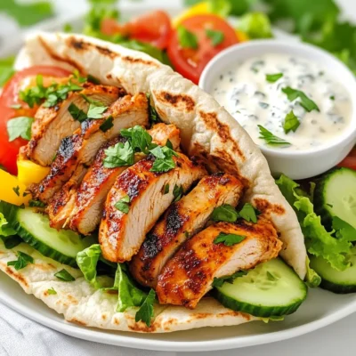 Chicken Shawarma with Garlic Sauce Simple and Tasty