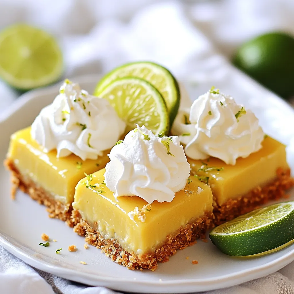 Key Lime Pie Bars Simple and Tangy Dessert Treat