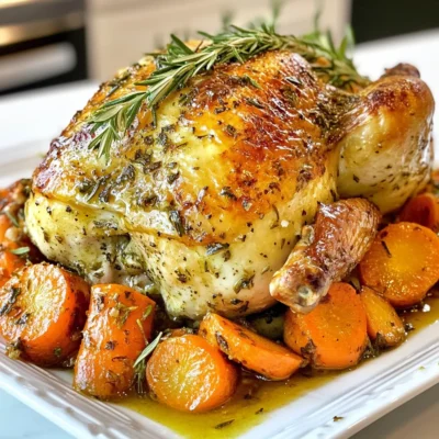Garlic Herb Roasted Chicken Juicy and Flavorful Dish