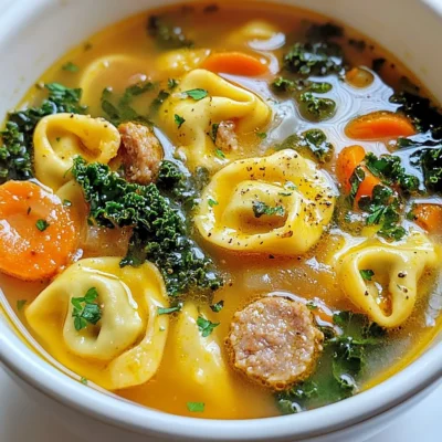 Autumn Sausage Tortellini Soup Hearty and Warm Meal