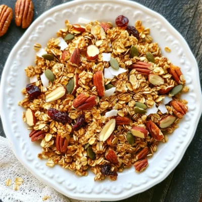 Maple Pecan Granola Crunchy and Nutritious Snack