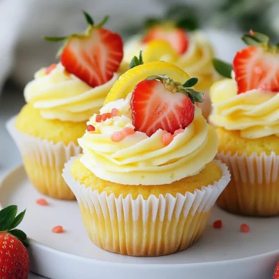 Strawberry Lemonade Cupcakes Fresh and Flavorful Treat