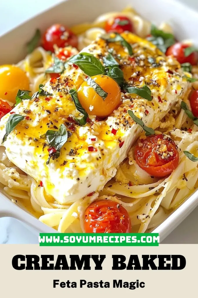 Discover the creamy baked feta pasta that's taken TikTok by storm! This easy baked pasta recipe features luscious feta cheese and vibrant cherry tomatoes, creating a viral feta recipe that's perfect for any occasion. Toss in some garlic and lemon for a burst of flavor. Try this TikTok pasta recipe today and impress your friends with this delicious feta cheese pasta dish! Save it for your next meal! #FetaPasta #ViralRecipe #EasyPasta #TikTokCooking