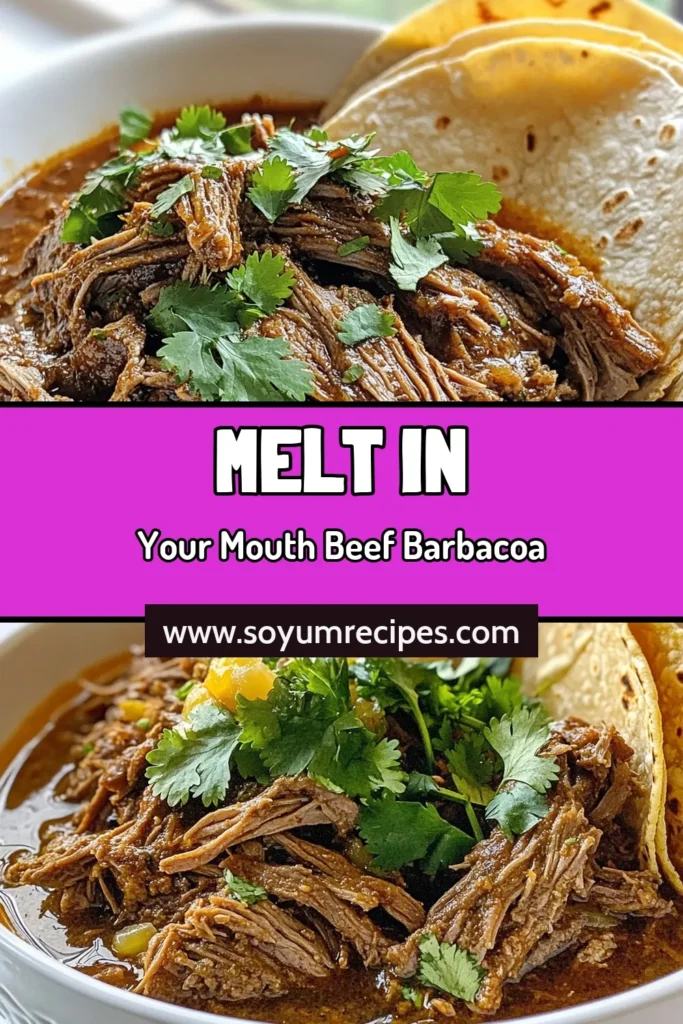 Discover the ultimate Instant Pot beef barbacoa recipe! This flavorful beef chuck roast recipe creates tender, shredded beef taco filling perfect for savory barbacoa tacos. Easy to make in your pressure cooker, it's packed with spices and perfect for any taco night. Follow this simple guide for delicious results every time. Don't forget to save this recipe for your next meal! #InstantPotBeefBarbacoa #BeefChuckRoastRecipe #SavoryTacos #ShreddedBeefTacos