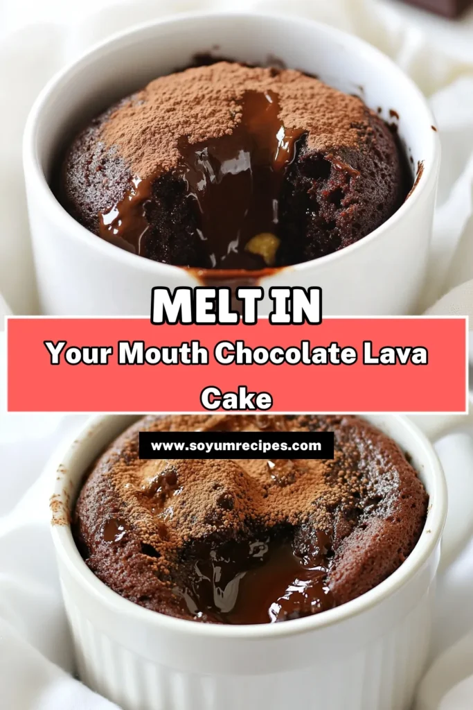 Indulge in a rich and gooey chocolate lava mug cake that's ready in minutes! This easy microwave chocolate cake is the perfect single serving dessert recipe to satisfy your sweet cravings. With just a few simple ingredients, you can whip up a quick chocolate cake in a mug that's oh-so-decadent. Treat yourself and enjoy this delightful treat today! Save the recipe for your next dessert craving! #ChocolateLavaMugCake #MugCake #EasyDesserts #SingleServingRecipe
