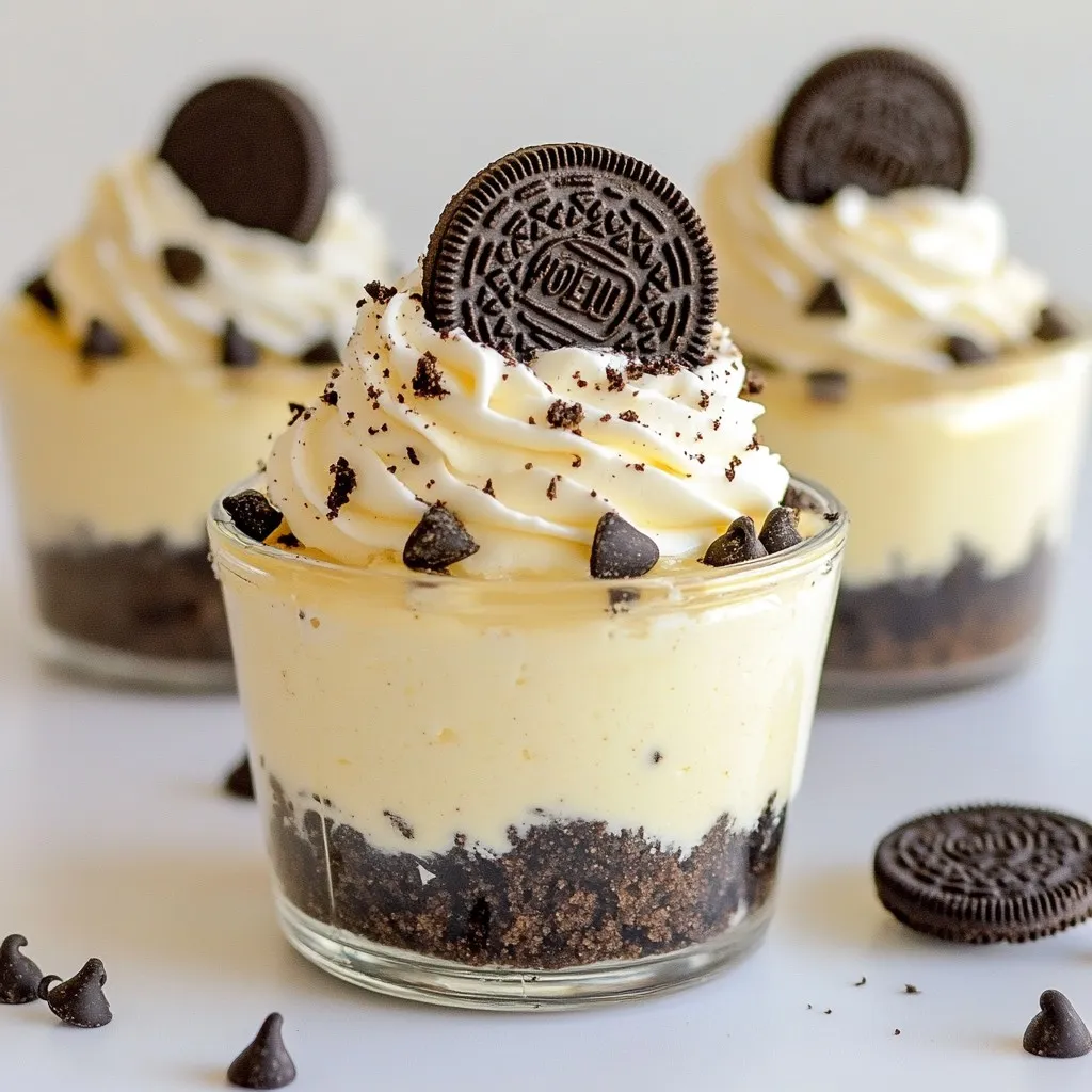 No-Bake Oreo Cheesecake Cups Delightful Easy Treat