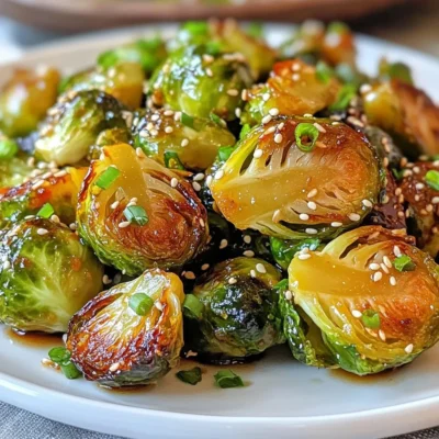 Honey Sriracha Brussels Sprouts Flavorful Roasted Treat