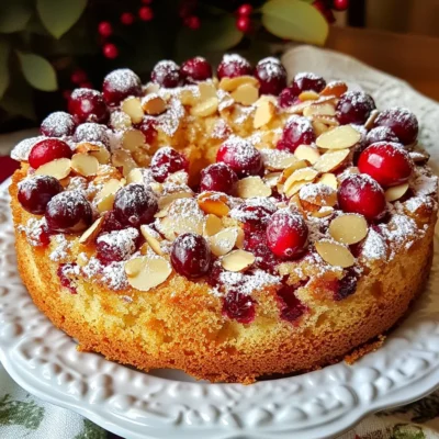 Cranberry Almond Coffee Cake Simple and Tasty Treat