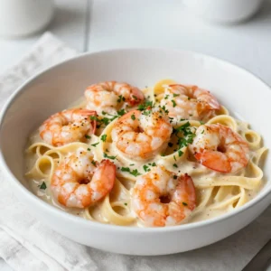 To make a delicious Cajun shrimp Alfredo, you need fresh and flavorful ingredients. Here&rsquo;s the list: - 1 pound large shrimp, peeled and deveined - 8 oz fettuccine pasta - 1 tablespoon Cajun seasoning - 2 tablespoons olive oil - 2 tablespoons butter - 3 cloves garlic, minced - 1 cup heavy cream - 1 cup grated Parmesan cheese - Salt and black pepper to taste - Fresh parsley, chopped (for garnish) Each ingredient plays a vital role in creating that creamy, spicy goodness. The large shrimp bring a sweet flavor, while the Cajun seasoning adds a kick. The fettuccine pasta acts as the perfect base, soaking up the rich Alfredo sauce. Olive oil and butter help cook the shrimp and create a luscious sauce. Garlic gives a fragrant note that complements the dish well. The heavy cream is key to achieving that creamy texture, and the Parmesan cheese adds a salty depth. Lastly, don&rsquo;t forget to season with salt and black pepper. Fresh parsley not only brightens the dish but also adds a pop of color. These ingredients come together to create a dinner that is both satisfying and full of flavor. {{ingredient_image_1}} Start by boiling a large pot of salted water. You want it to be really hot. Add 8 oz of fettuccine pasta. Cook the pasta for about 8-10 minutes. To get it al dente, taste it a minute or two before the time is up. It should be firm but not hard. Drain the pasta and save a little water for later. Take 1 pound of large shrimp, peeled and deveined. Put them in a bowl. Sprinkle 1 tablespoon of Cajun seasoning on top. Use your hands to toss the shrimp until they are well coated. This makes sure each shrimp has flavor. A large mixing bowl works great for this. Get a large skillet and heat 2 tablespoons of olive oil over medium-high heat. Once the oil is hot, add the seasoned shrimp. Cook them for about 2-3 minutes on each side. You want them pink and opaque. This shows they are done. Remove the shrimp from the skillet and set them aside. In the same skillet, add 2 tablespoons of butter and melt it over medium heat. Once melted, add 3 cloves of minced garlic. Saut&eacute; it for about a minute until it smells great. Now pour in 1 cup of heavy cream. Bring it to a gentle simmer. This is how you get that creamy sauce. Return the shrimp to the skillet. Then add the drained fettuccine. Toss everything together so the pasta is coated in the sauce. If it seems too thick, add a splash of the reserved pasta water. Taste your dish and add salt and black pepper as needed. When serving, divide the Cajun shrimp Alfredo among plates. For a nice touch, garnish with chopped fresh parsley. A good serving size is about one and a half cups per plate. Enjoy your creamy and flavorful dinner delight! - How to avoid overcooking shrimp: Shrimp cooks fast. Cook them for just 2-3 minutes on each side. Watch for a pink color. When they turn opaque, they are done. Remove them from heat right away. - Adjusting the sauce consistency: If your sauce is too thick, add a splash of reserved pasta water. Mix it well to reach your desired creaminess. A smooth sauce makes the dish enjoyable. - Alternatives for shrimp: You can use chicken or scallops instead of shrimp. They will still taste great with the Cajun seasoning. Just adjust cooking time as needed. - Lactose-free options for sauce: For a lactose-free sauce, use coconut cream instead of heavy cream. You can also use nutritional yeast in place of Parmesan cheese. This keeps the flavor while being dairy-free. - Recommended wine options: A chilled glass of Sauvignon Blanc complements this dish well. Its crispness balances the creaminess of the Alfredo. - Side dish ideas to complement the meal: Serve this dish with a fresh green salad or garlic bread. The crunch of the salad and the warmth of the bread enhance the meal. Pro Tips Fresh Shrimp is Best: Always opt for fresh, high-quality shrimp for the best flavor and texture in your Alfredo. Adjust Spice Level: Feel free to adjust the Cajun seasoning based on your spice preference; you can even add a pinch of cayenne for extra heat! Reserve Pasta Water: Always reserve some pasta cooking water; it can help loosen your sauce and make it even creamier. Garnish Wisely: Fresh parsley not only adds a pop of color but also enhances the dish's flavor; consider using lemon zest for an extra zing! {{image_2}} Want to turn up the heat? You can easily make your Cajun shrimp Alfredo spicier. Here&rsquo;s how: - Adding extra heat with spices: Use more Cajun seasoning or add cayenne pepper. Start with a small amount, then taste and adjust as needed. - Incorporating hot sauce: A few drops of your favorite hot sauce can give your dish a nice kick. Mix it into the sauce while it simmers for an added zing. Adding veggies makes this dish even better! Here are some ideas to incorporate them: - Suggestions for adding veggies: Bell peppers, spinach, or zucchini work well. Chop them into bite-sized pieces. Add them to the skillet after cooking the shrimp. - Cooking time adjustments: Cook the veggies until they soften but remain crisp. This usually takes about 3-5 minutes. Adjust your total cooking time to ensure everything is perfectly cooked. If you want a lighter option, you can skip the pasta. Here&rsquo;s what to do: - Alternative serving ideas like cauliflower rice: Cauliflower rice is a great substitute. It adds texture without the carbs. Cook it in a separate pan until tender, then serve the shrimp and sauce on top. To keep your Cajun shrimp Alfredo fresh, follow these best practices: - Refrigerate promptly: Store leftovers in the fridge within two hours. - Use airtight containers: Glass or plastic containers with tight lids work best. - Separate the sauce: If possible, store shrimp and pasta separately from the sauce to keep them fresh longer. - Label and date: Write the date on the container to track freshness. For freezing, use these tips: - Cool before freezing: Allow the dish to cool to room temperature first. - Use freezer-safe containers: Ensure they are labeled for freezing. - Consume within three months: For the best flavor and texture, eat frozen leftovers within this time. When reheating, avoid sauce separation by following these tips: - Add moisture: Mix in a splash of cream or milk to restore creaminess. - Heat gently: Use low heat to warm the dish slowly without cooking further. Recommended methods: - Stovetop: Place in a skillet over low heat, stirring often until warmed. - Microwave: Use a microwave-safe dish, cover, and heat in short intervals. Stir in between to ensure even heating. You can use a few different things instead of heavy cream: - Half-and-half - Whole milk mixed with butter - Coconut milk for a dairy-free option Each choice gives a unique flavor and texture. If you use whole milk, add more cheese to keep it rich. To kick up the heat, try these tips: - Add more Cajun seasoning - Mix in crushed red pepper flakes - Use hot sauce in the Alfredo sauce Start with a little, taste it, and add more until it&rsquo;s just right for you. Yes, you can make it ahead! Here&rsquo;s how: - Cook the pasta and shrimp separately. - Store the sauce in a sealed container in the fridge. - When ready, reheat the sauce and mix it with pasta and shrimp. This keeps the meal fresh and tasty. Yes, if you choose the right pasta. Look for: - Gluten-free fettuccine - Zucchini noodles (zoodles) for a low-carb option These swaps let you enjoy the dish without gluten. Pairing makes a meal shine! Here are some great options: - Garlic bread for a crunchy side - A fresh green salad for balance - Roasted vegetables for added color and flavor These sides complement the creamy dish nicely. Cajun Shrimp Alfredo is a simple yet satisfying dish. We covered ingredients, cooking methods, and tips. You learned how to achieve the perfect pasta, season shrimp, and create a rich sauce. Remember, variations like adding veggies or adjusting spice can enhance your meal. Storing leftovers properly ensures you enjoy this dish later. Use the tips shared to perfect your recipe. Enjoy your cooking journey!