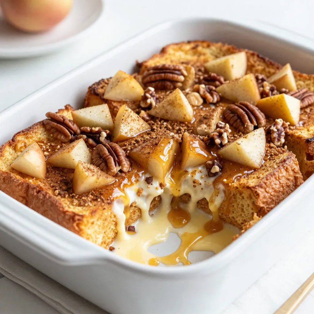 Savory Apple Cinnamon French Toast Bake Delight