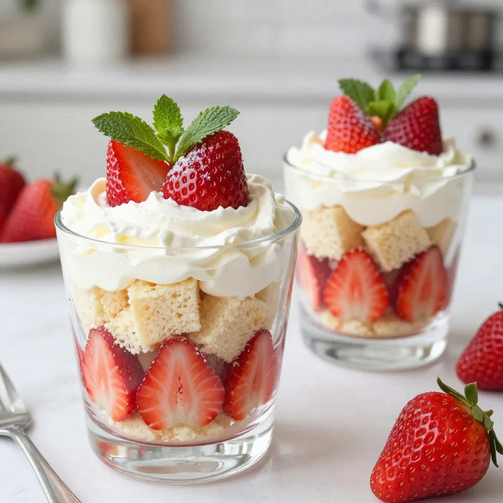 Strawberry Shortcake Trifle Delightful and Easy Recipe