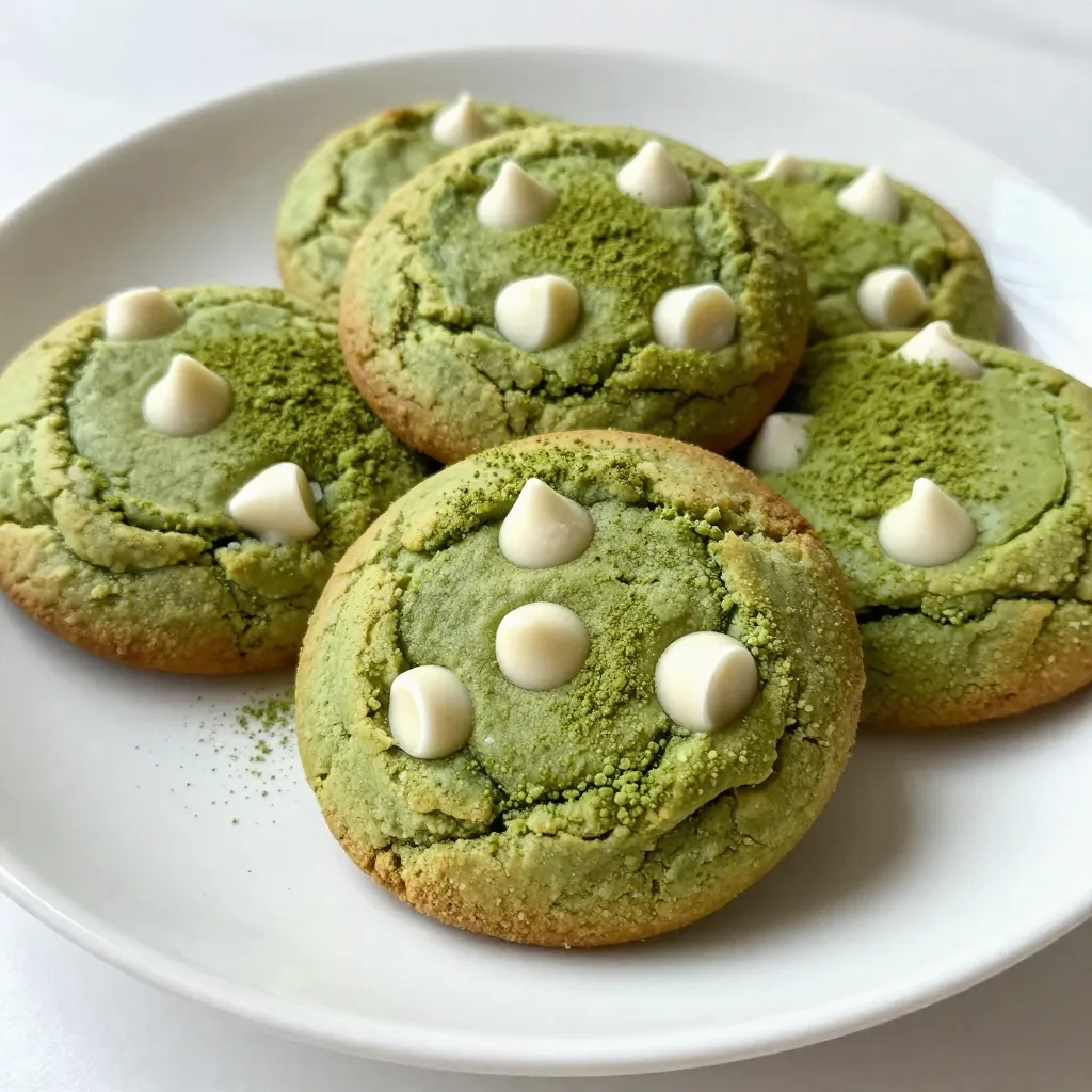 Matcha White Chocolate Cookies Delightful Treat Recipe