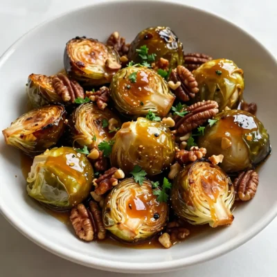 Maple Dijon Brussels Sprouts Easy and Flavorful Dish